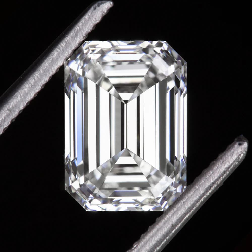 Kim cương Emerald Lab Grown 1.5 Carat 