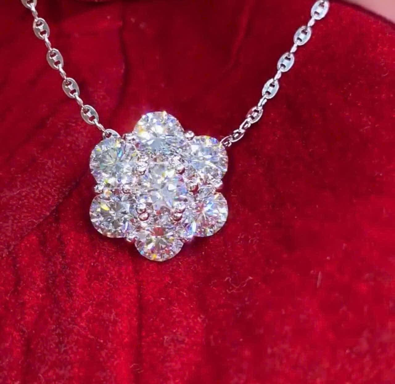 Mặt dây halo đính viên chủ 9ly